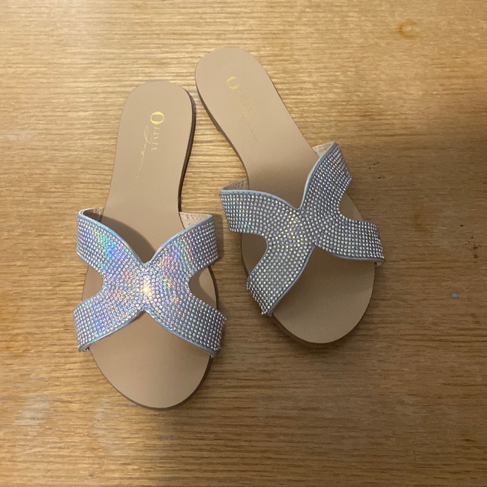 Sparkle sandals size 7